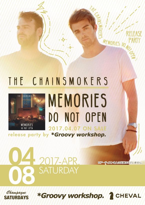 RED 「Champagne SATURDAY」/ THE CHAINSMOKERS release party