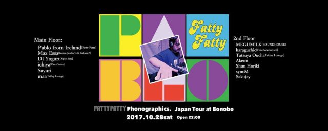 "Fatty Fatty Phonographics" Japan Tour at Bonobo