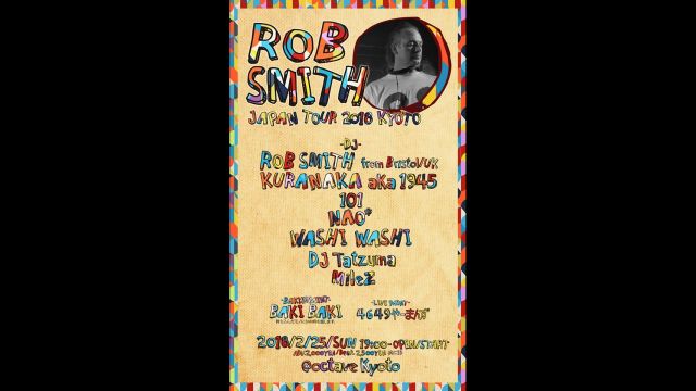ROB SMITH JAPAN TOUR 2018 KY0TO