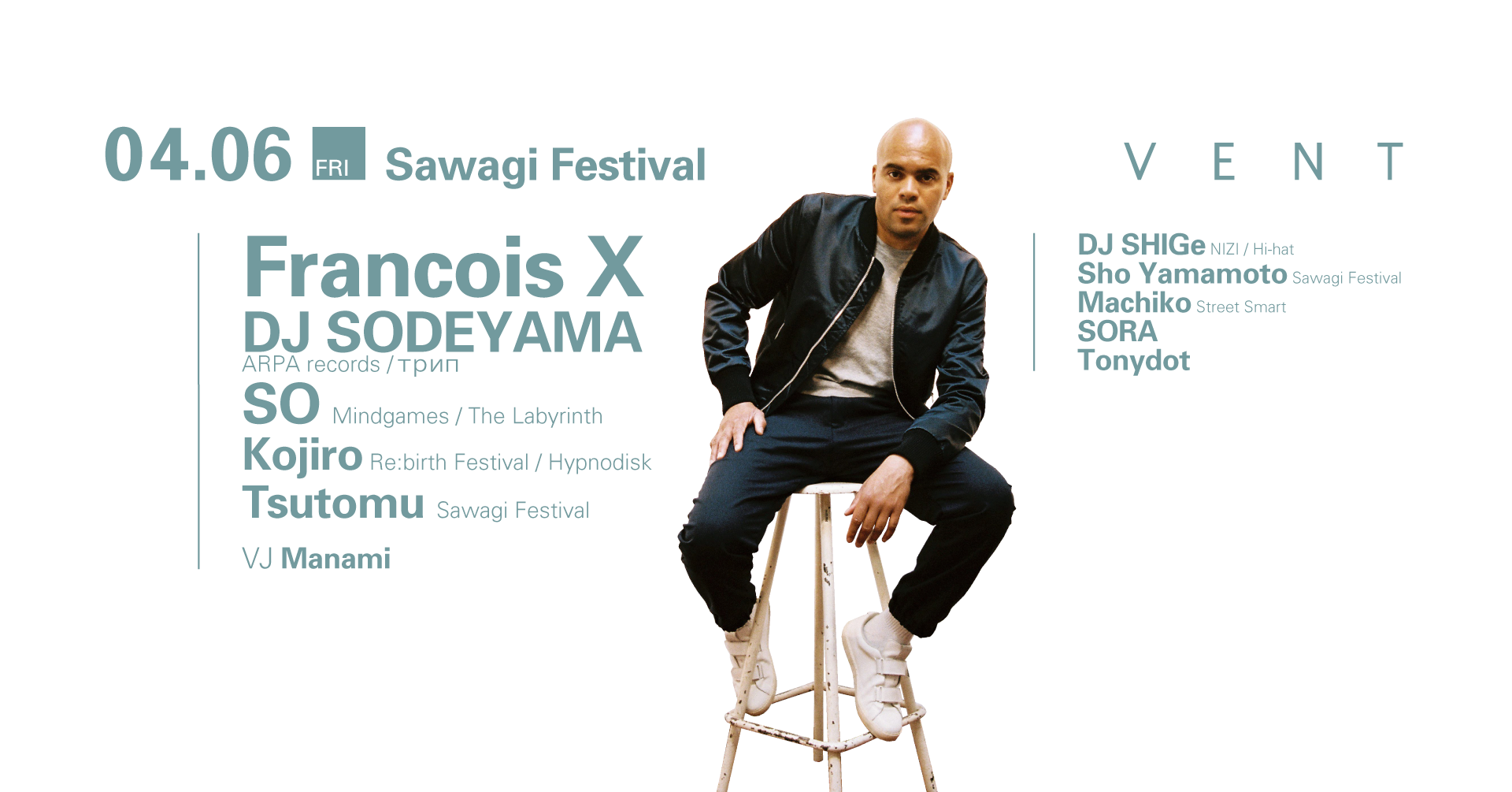 Francois X at Sawagi Festival