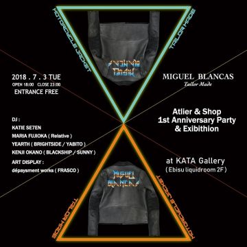 MIGUEL BLANCAS Tailor Made Atelier & Shop 1st Anniversary Party & Exhibition