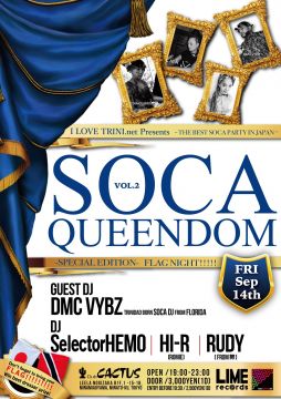 2018/9/14(fri) SOCA Queendom Vol.2 