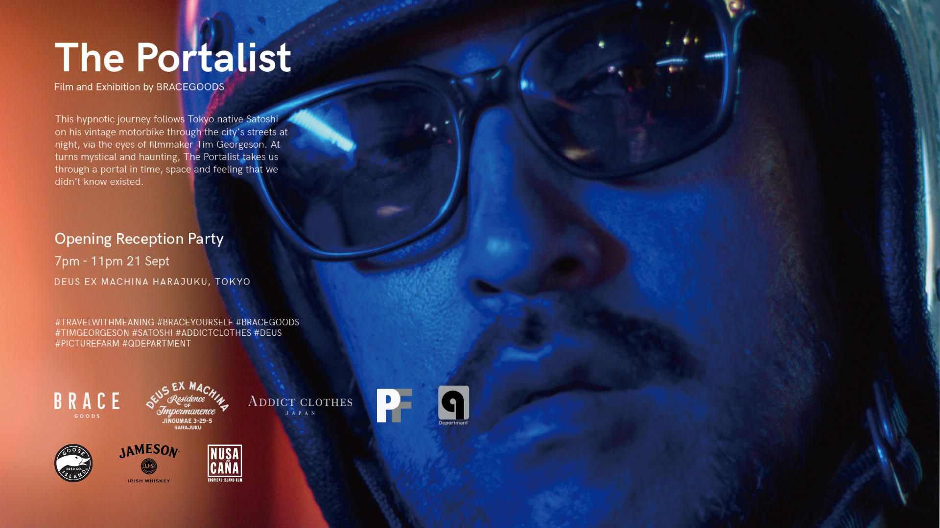 Deus Ex Machina presents The Portalist Film and  Exhibition by Bracegoods