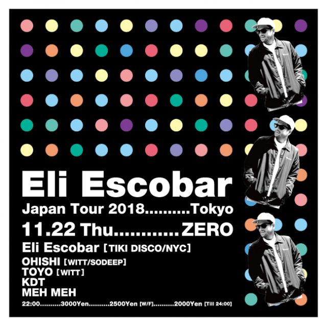 Eli Escobar Japan Tour 2018 Tokyo