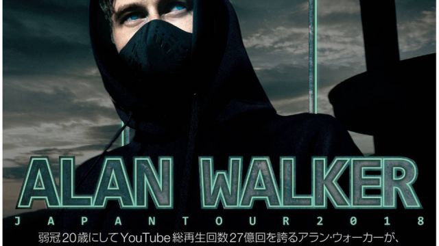 ALAN WALKER JAPAN TOUR 2018