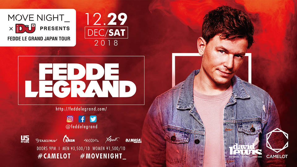 MOVE NIGHT_× DJ MAG presents FEDDE LE GRAND JAPAN TOUR