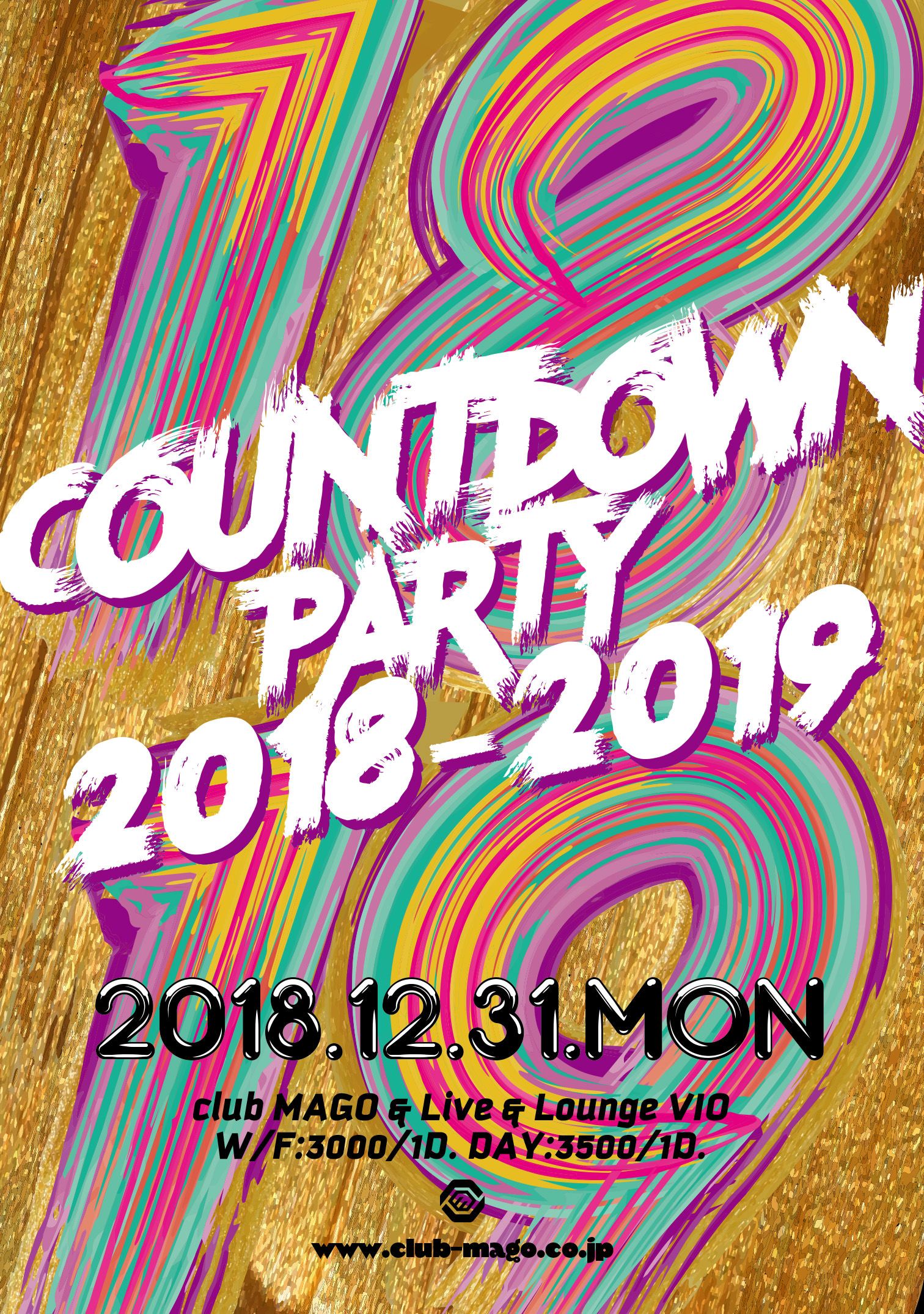 club MAGO /  Live and Lounge VIO COUNTDOWN PARTY 2018-2019