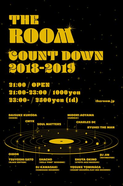 THE ROOM COUNT DOWN 2018-2019