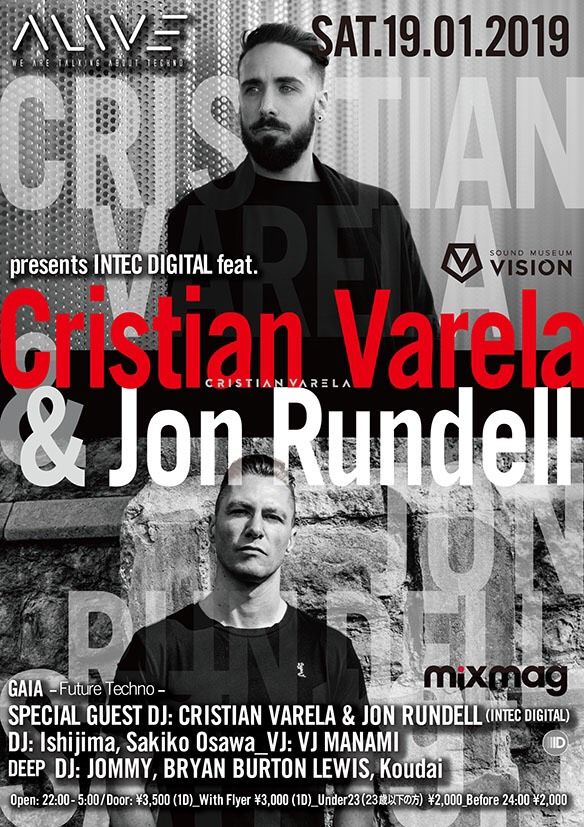 ALIVE presents INTEC DIGITAL feat. CRISTIAN VARELA &amp; JON RUNDELL