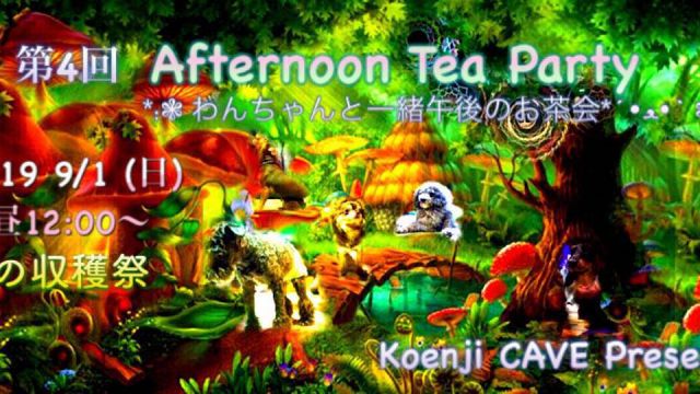 第４回  Afternoon tea party *:❃ わんちゃんと一緒午後のお茶会*´•ﻌ•` ❃♬