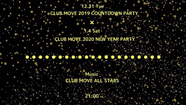CLUB MOVE 2020 NEW YEAR PARTY