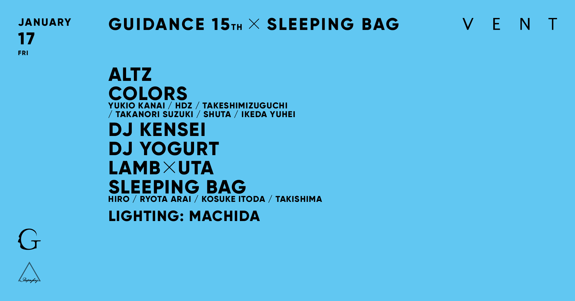GUIDANCE 15th × SLEEPING BAG