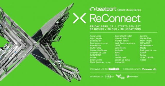 [Live Streaming] Beatport presents: Reconnect. A Global Music Series