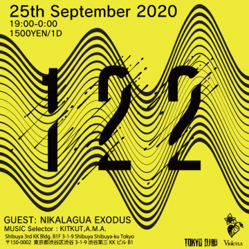 122 -TOKYO DJ CLUB LOUNGE- GUEST: NIKALAGUA EXODUS