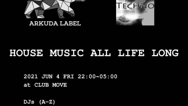 ARKUDA LABEL × 立命館テクノ部 "HOUSE MUSIC ALL LIFE LONG"