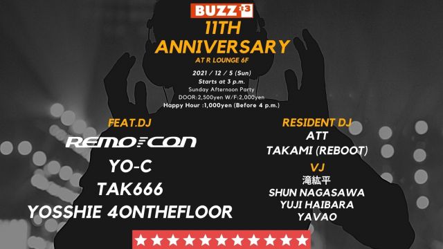 BUZZx3 11th ANNIVERSARY