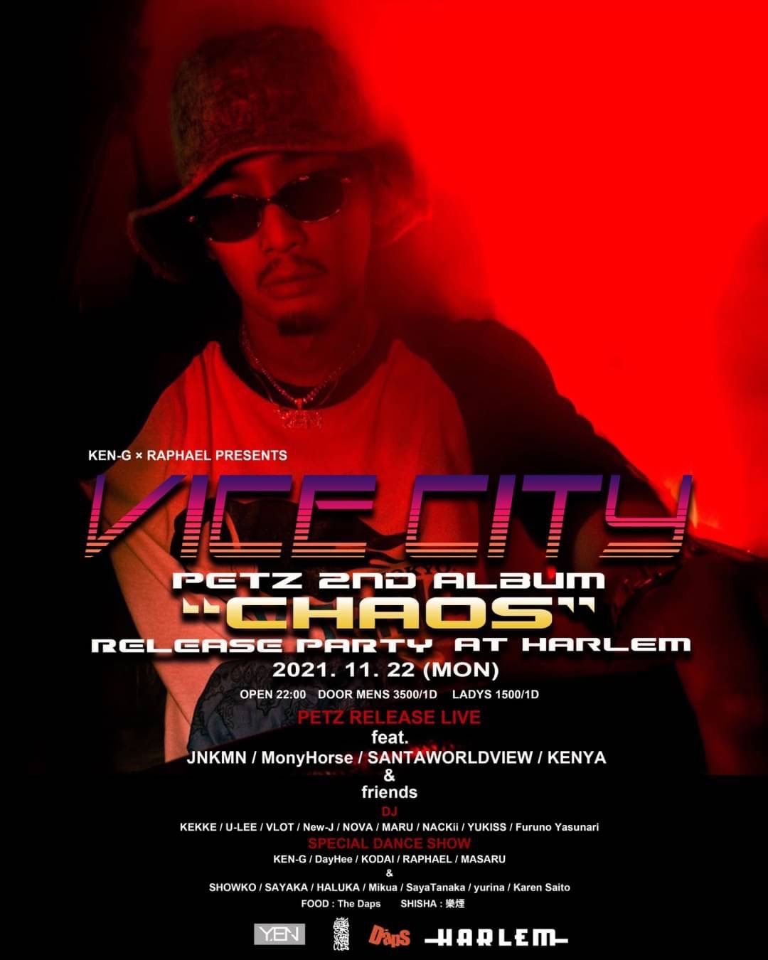 VICE CITY -PETZ 2nd ALBUM "CHAOS" RELEASE PARTY-
