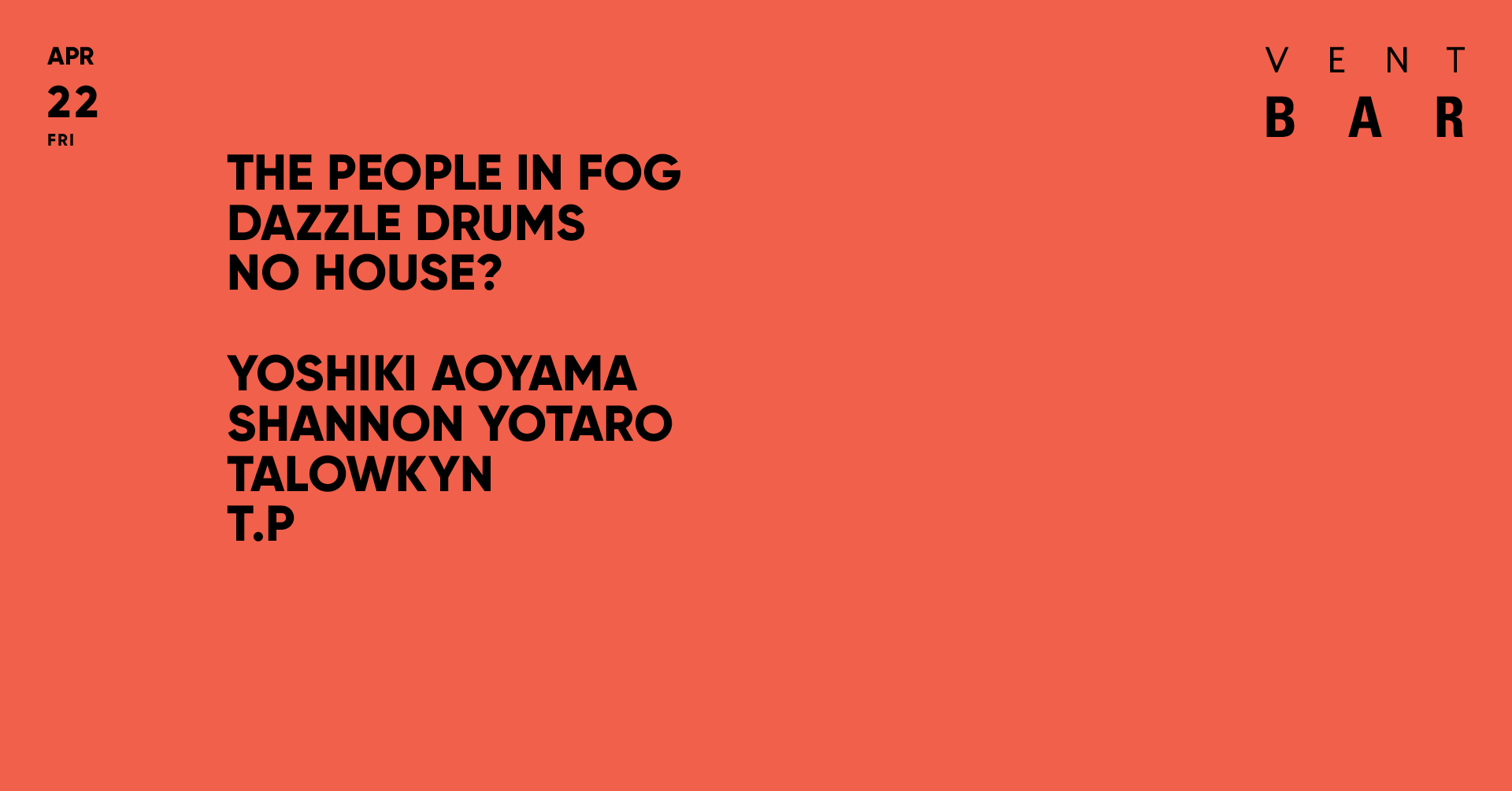 The People In Fog, Dazzle Drums