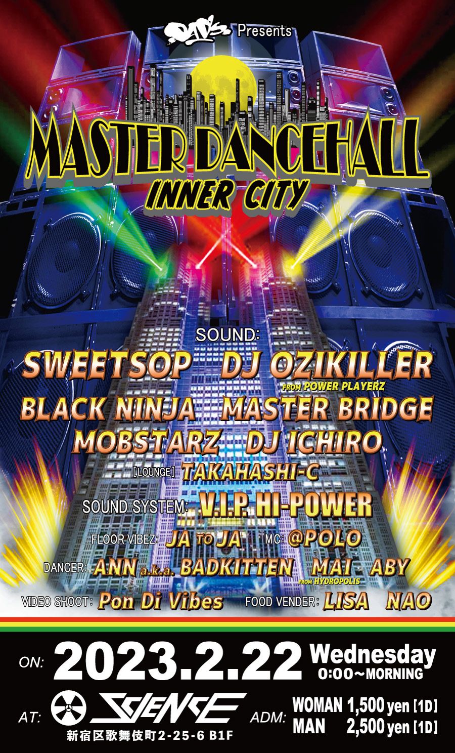 MASTER DANCEHALL INNER CITY