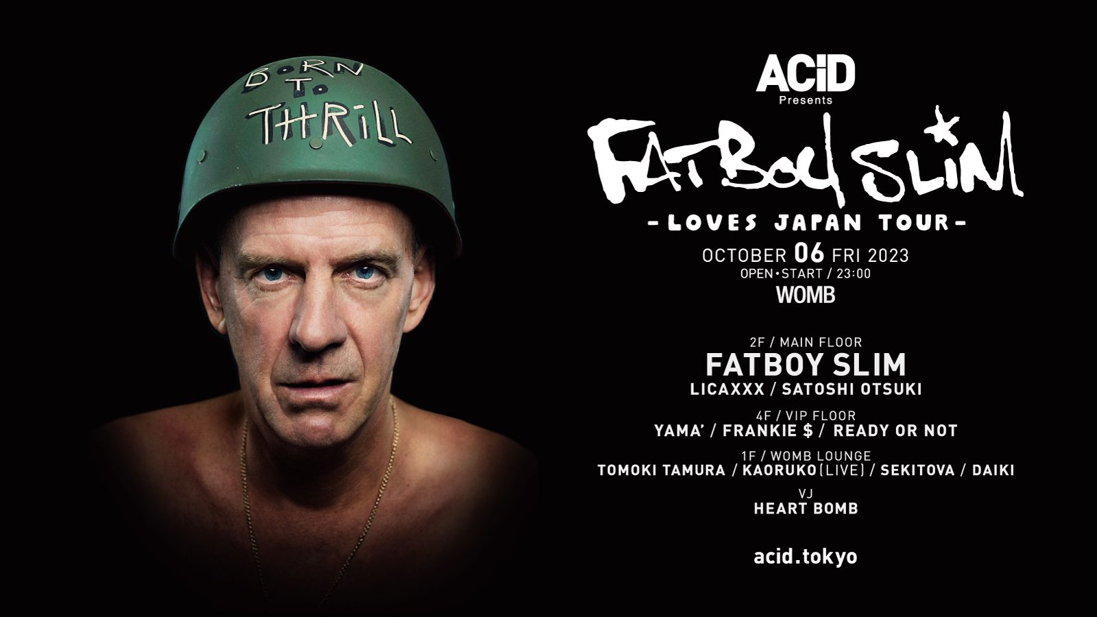 ACiD presents FATBOY SLIM LOVES JAPAN TOUR