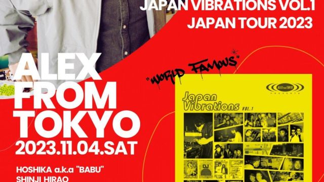 AREX FROM TOKYO presents Japan Vibrations Vol.1 JAPAN TOUR 2023