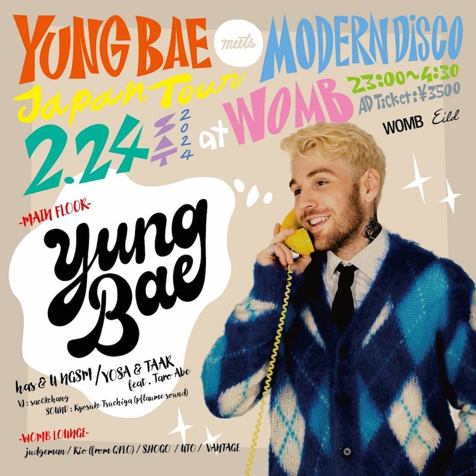Yung Bae Japan Tour meets MODERN DISCO