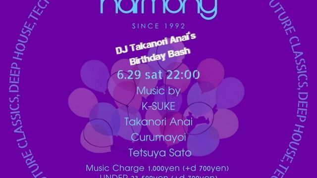 HARMONY -Takanori Anai Birthday Bash-