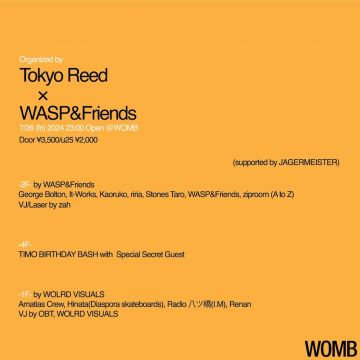 TOKYO REED X WASP&FRIENDS