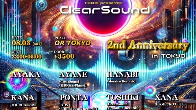 Clear Sound 2nd anniversary