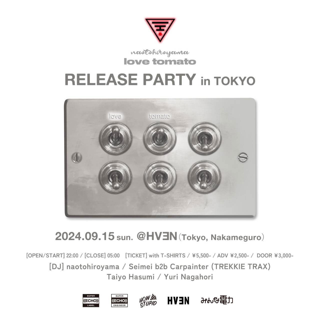 naotohiroyama「love / tomato」RELEASE PARTY