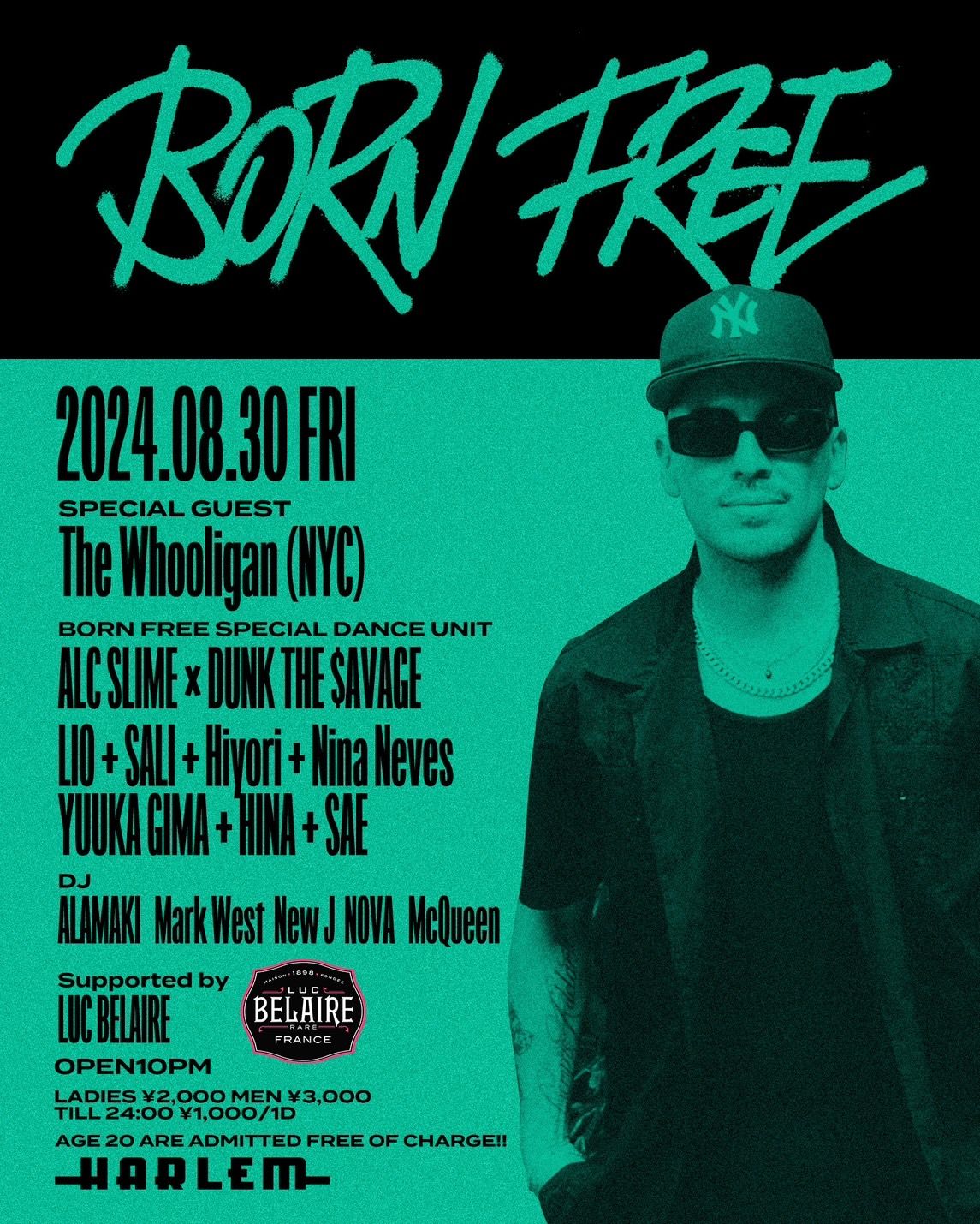 BORN FREE SPECIAL Supported by LUC BELAIRE　