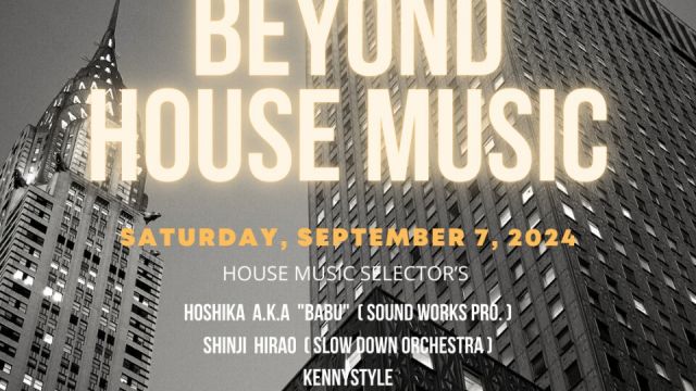 BEYOND the underground house music party