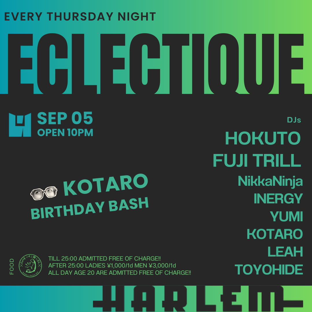 ECLECTIQUE -KOTARO BIRTHDAY BASH-