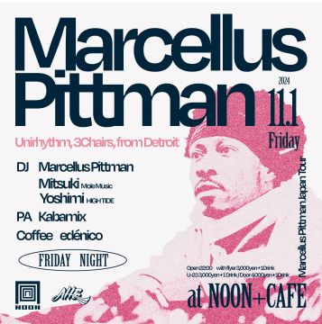 Marcellus Pittman Japan Tour 2024 in Osaka