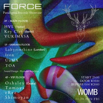 FORCE -PARADIGMA RECORDS SHOWCASE-