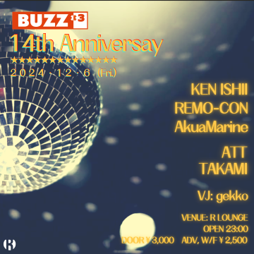 BUZZ×3 14TH ANNIVERSARY