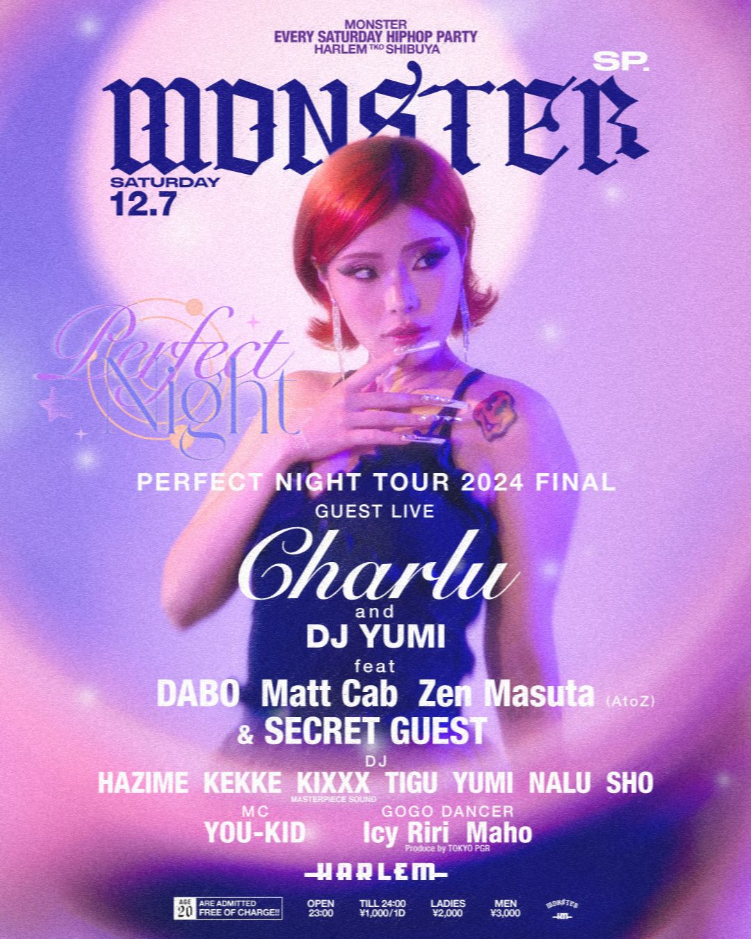 MONSTER SP -Charlu PERFECT NIGHT TOUR 2024 FINAL-