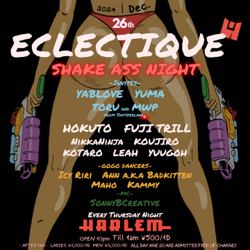 ECLECTIQUE -SHAKE ASS NIGHT-