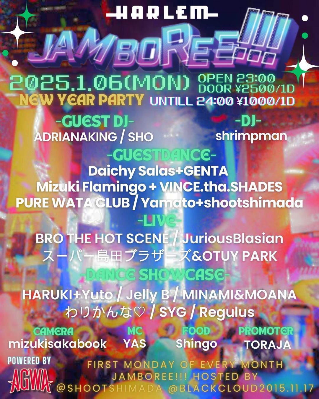 JAMBOREE!!! -New Year Party- powered by AGWA