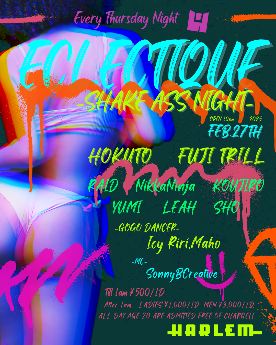 ECLECTIQUE -SHAKE ASS NIGHT-