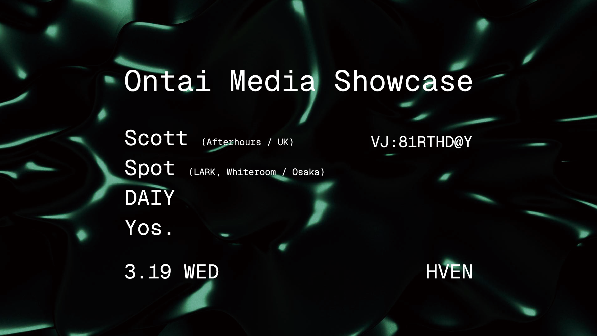 Ontai Media Showcase with Scott