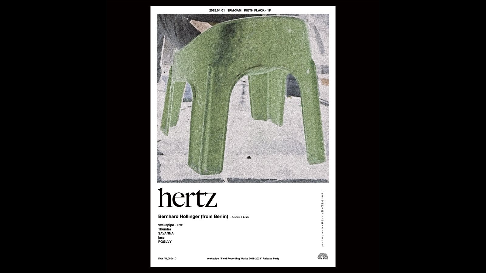 hertz - vvekapipo "Field Recording Works 2018-2023"  Release Party