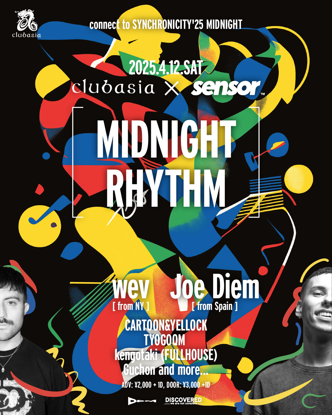 MIDNIGHT RHYTHM connect to SYNCHRONICITY'25 MIDNIGHT