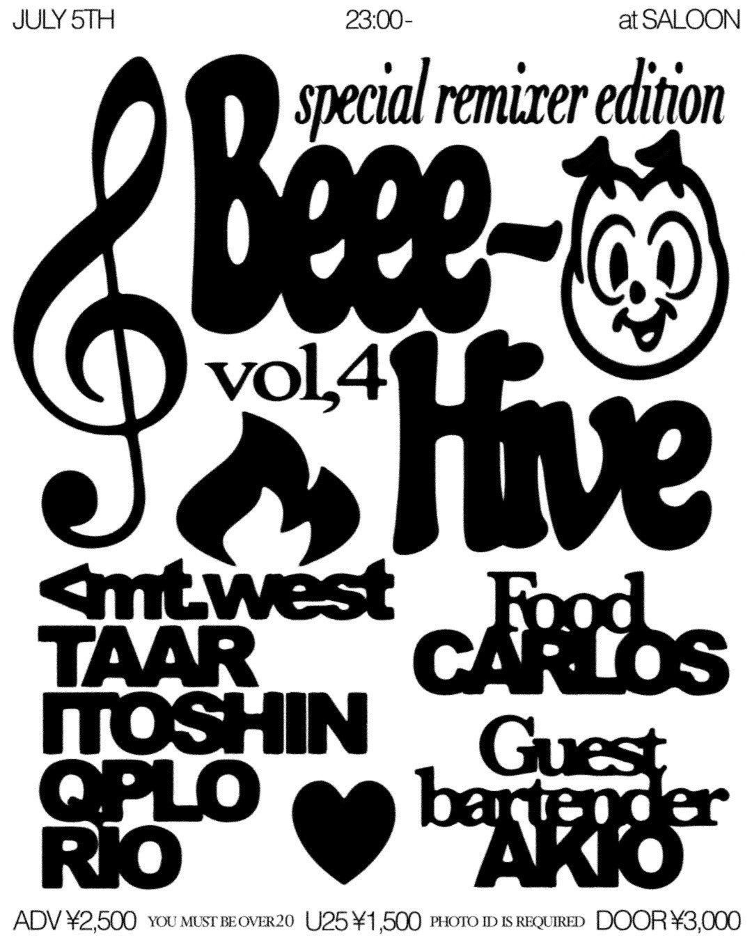 QPLO pre.  Beee-Hive vol.4  – special remixer edition –