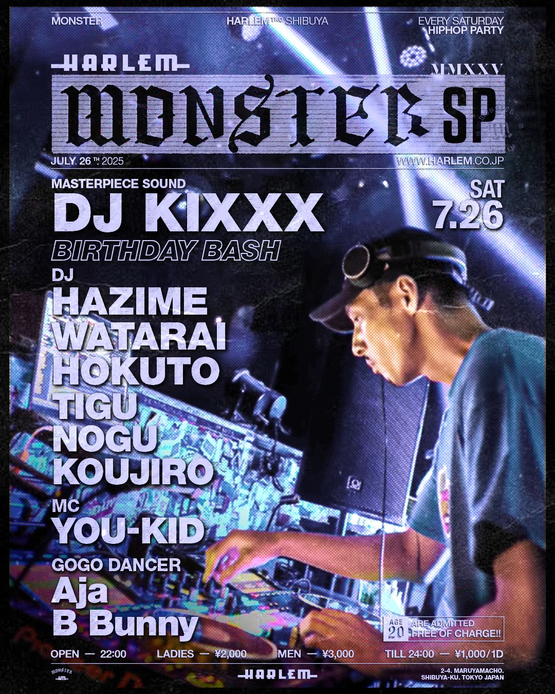 MONSTER SP -DJ KIXXX BIRTHDAY BASH-
