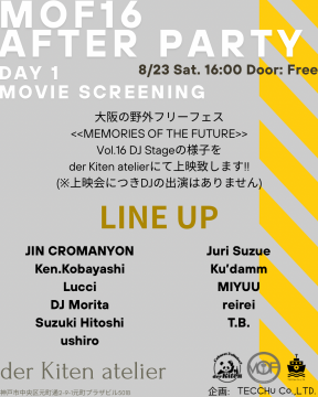 MOF16 AFTER PARTY
