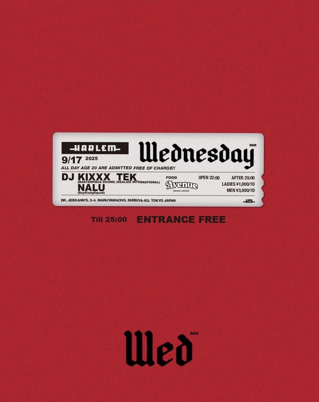 Wednesday