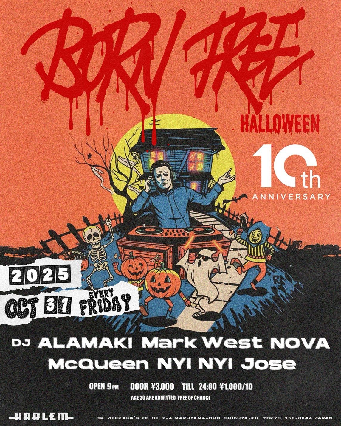 BORN FREE 10TH ANNIVERSARY HALLOWEEN SPECIAL -WEEK 9-