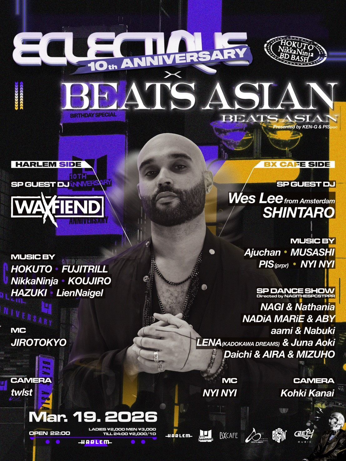ECLECTIQUE 10th Anniversary & HOKUTO & NikkaNinja BIRTHDAY SPECIAL 