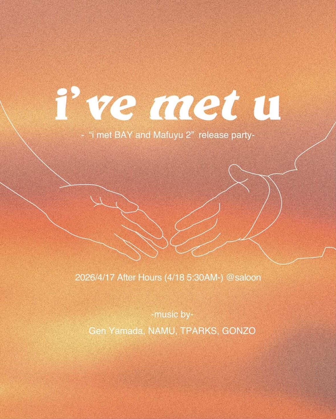 i've met you